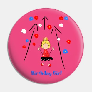 Birthday Girl Pin