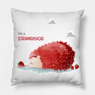 Hedgehog strawberry strawgehog Pillow