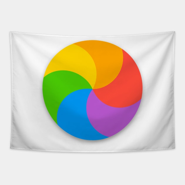 MacOS Beach ball Tapestry by Apple