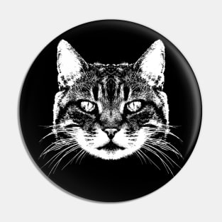 Cat / Haed / Potrtait / Face Pin