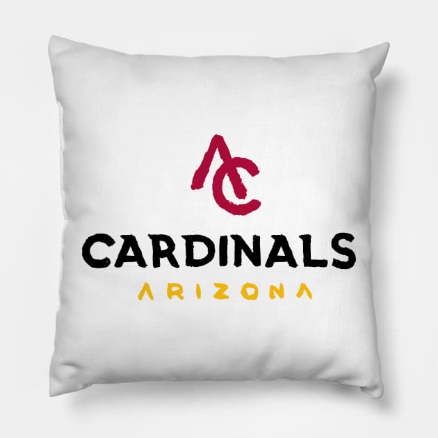 Arizona Cardinaaaals 02 Pillow by Very Simple Graph