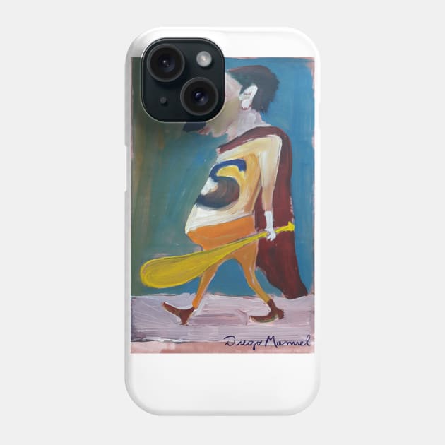 Super baseball bat. People of the neighborhood Phone Case by diegomanuel