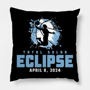 Total Solar Eclipse 2024 Basketball Pillow