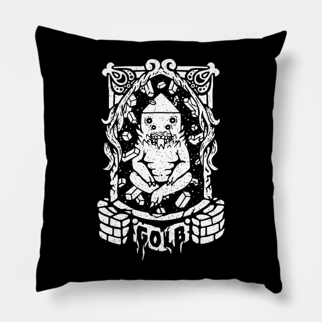 adventure time golb, awesome tarot card of golb from adventure time. Pillow by The Japanese Fox
