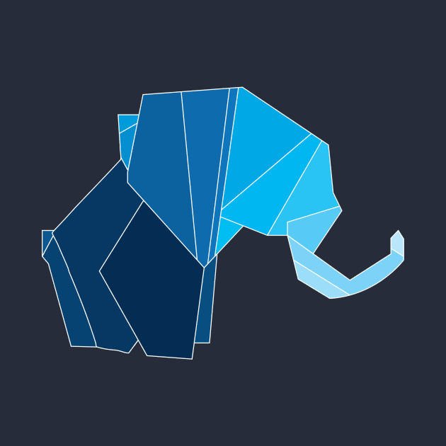 Blue Elephant by AMDesigns