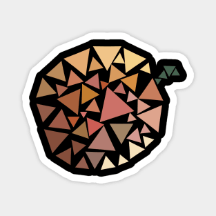 Vectorized peach Magnet