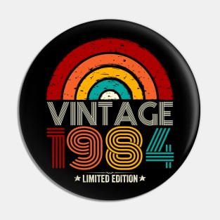 Vintage 1984 Limited Edition Birthday Gift Pin