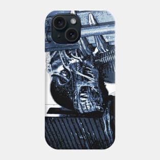 Aliens (1986) APC scene (Scale: 127%) Blue Poster Print Phone Case