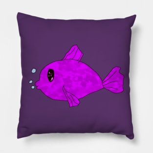 Purple Fish Pillow