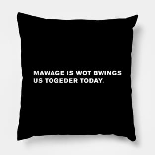 The Princess Bride Quote Pillow