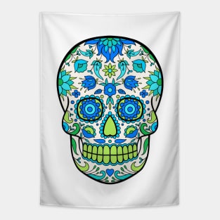 Sugar Skull Art Tapestry