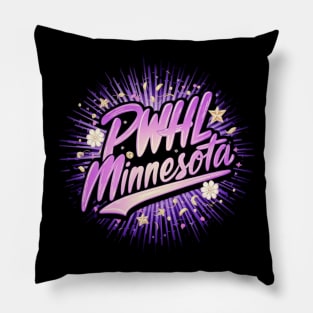 PWHL Minnesota decorations effect Pillow