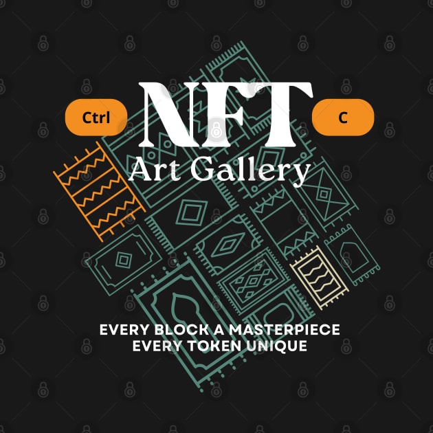 NFT Art Gallery rug pull sarcasm crypto Sarcastic Design by Czajnikolandia