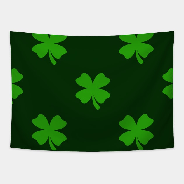 st patricks clover emoji Tapestry by gossiprag