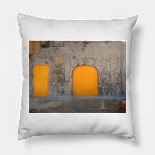 Yellow Doors Pillow