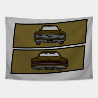 collection vintage muscle car Tapestry