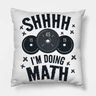 Gym Mathlete In Action Pillow