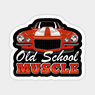 Old School Muscle Car Magnet