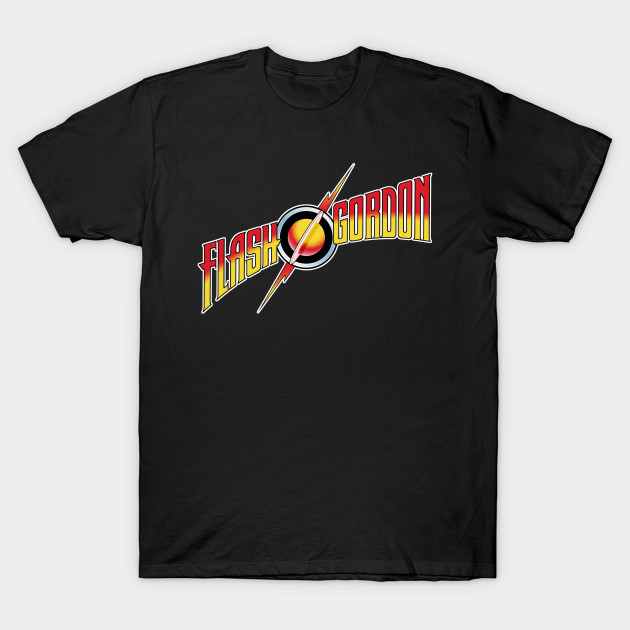Flash Gordon Savior Of The Universe White Outline Flash Gordon T Shirt Teepublic