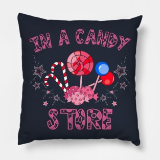 Kid in a Candy Store Pillow