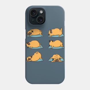 Pug Yoga for Better Sleep Phone Case