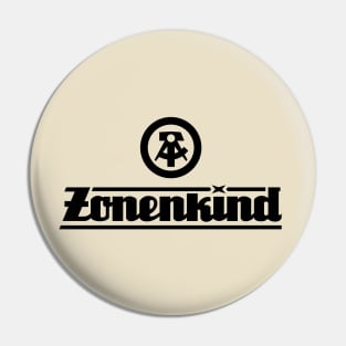 Zone child with DDR logo (black) Pin