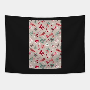 Christmas Toys Pattern Tapestry