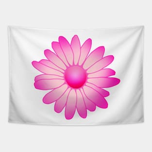 Pink Magenta Ombre Daisy Flower Tapestry