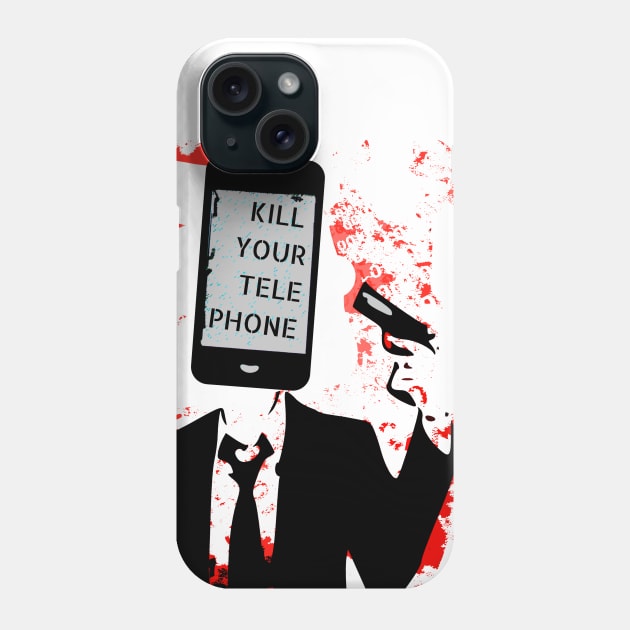 Kill Your Telephone II Phone Case by TJWDraws