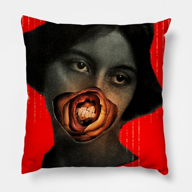 Mask Pillow by AlexEckmanLawn