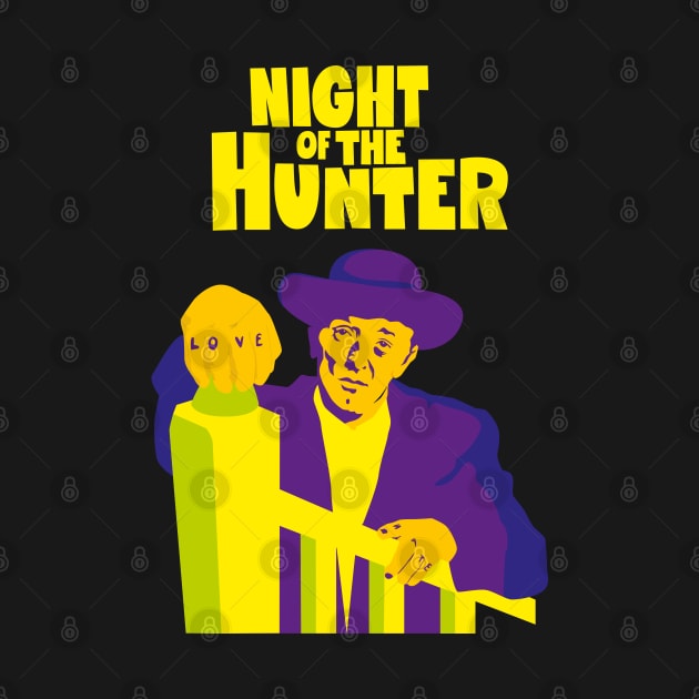 The Night of the Hunter: Captivating Robert Mitchum's Iconic Performance by Boogosh