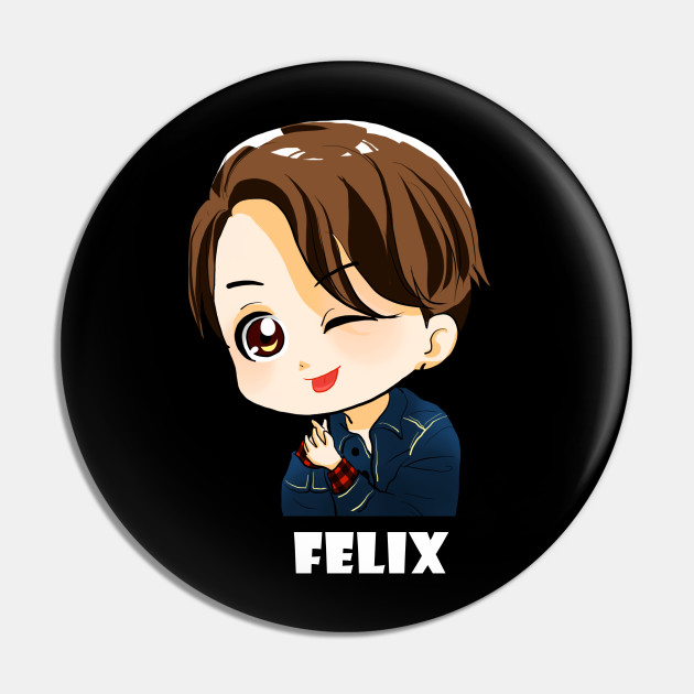 Stray Kids Felix Chibi Stray Kids Kpop Pin Teepublic