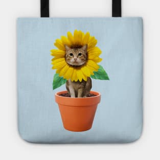 Sunflower Kitty Cat Tote