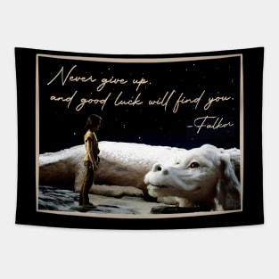 Never Give Up & Good Luck Will Find You Tapestry