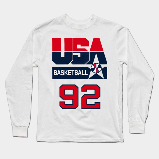 Usa Dreamteam Dream Team 92 Long Sleeve T Shirt Teepublic