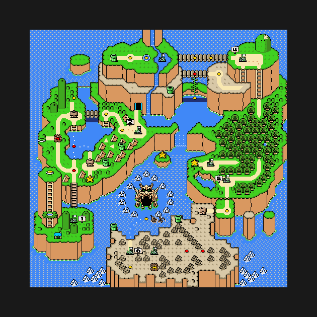 Overworld Map by SpriteGuy95