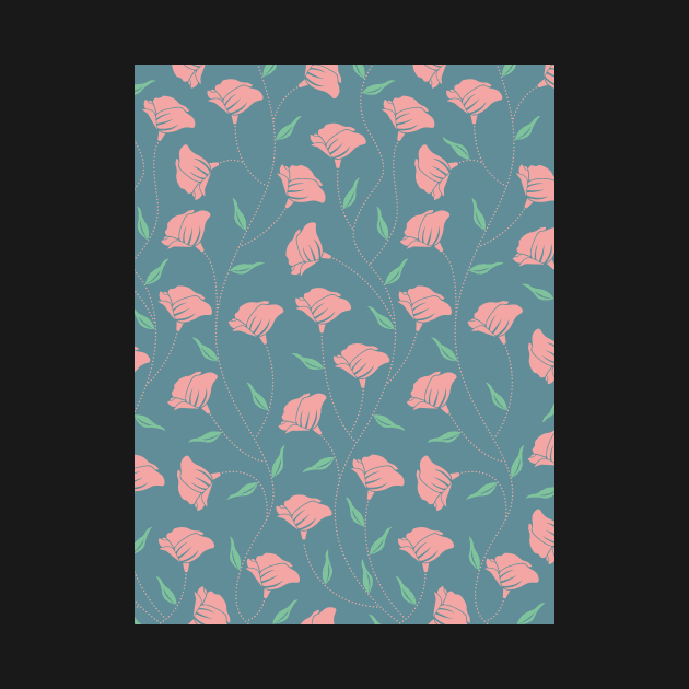 Poppy Floral Pattern by Genesis