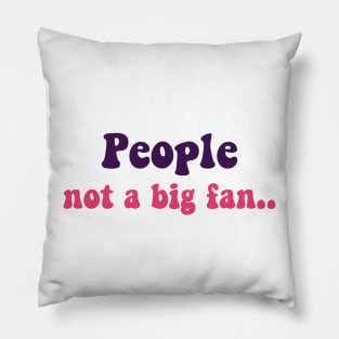 people not a big fan Pillow