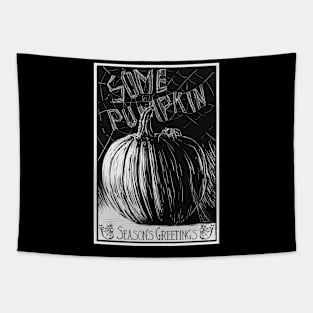 Season's Greetings: Pumpkin Tapestry