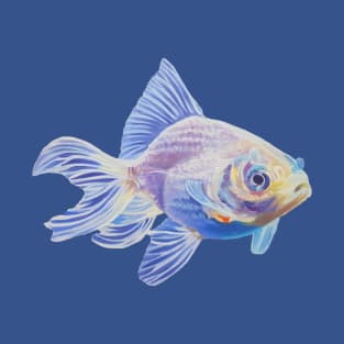 White Goldfish - fish painting (no background) T-Shirt