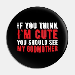 Funny Godmother, Vintage Gift Idea Pin