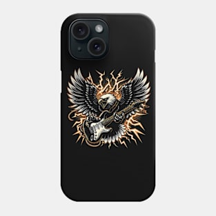 A Roaring Eagle Clutching A Guitar, Toby keith Phone Case