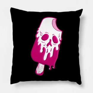 Ice Lolly Skull Popsicle Design Pillow