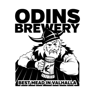 Viking Odins Brewery Valhalla Mead Drinker T-Shirt