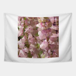 Lavender Rose Pink Abstract Low Polygon Background Tapestry