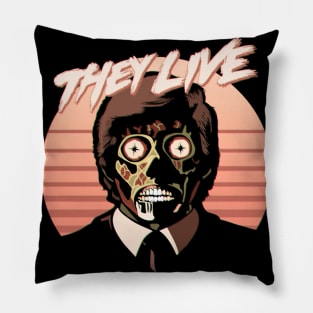 They Live! Obey, Consume, Buy, Sleep, No Thought and Watch TV. Pillow