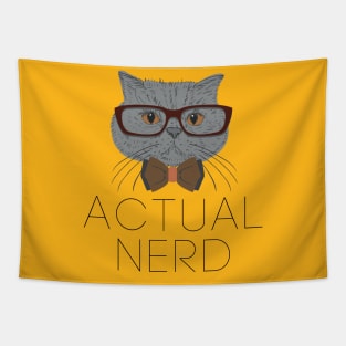 Actual Nerd - Cat Tapestry