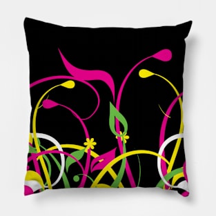 Flora vector (2) Pillow