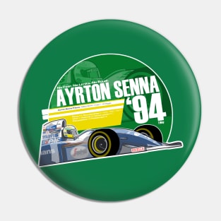 Ayrton Senna - F1 1994 Tribute Pin