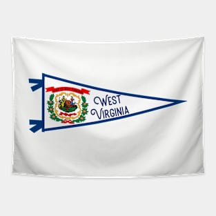 West Virginia Flag Pennant Tapestry